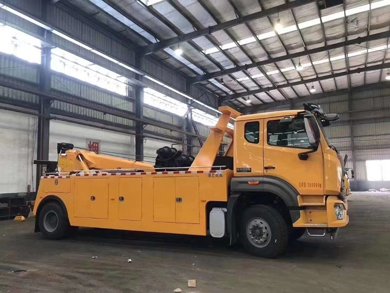 國(guó)六重汽豪沃新款16噸一拖一拖吊聯(lián)體清障車(chē)